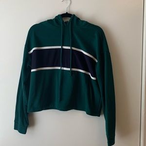 Cropped hoodie sweatshirt